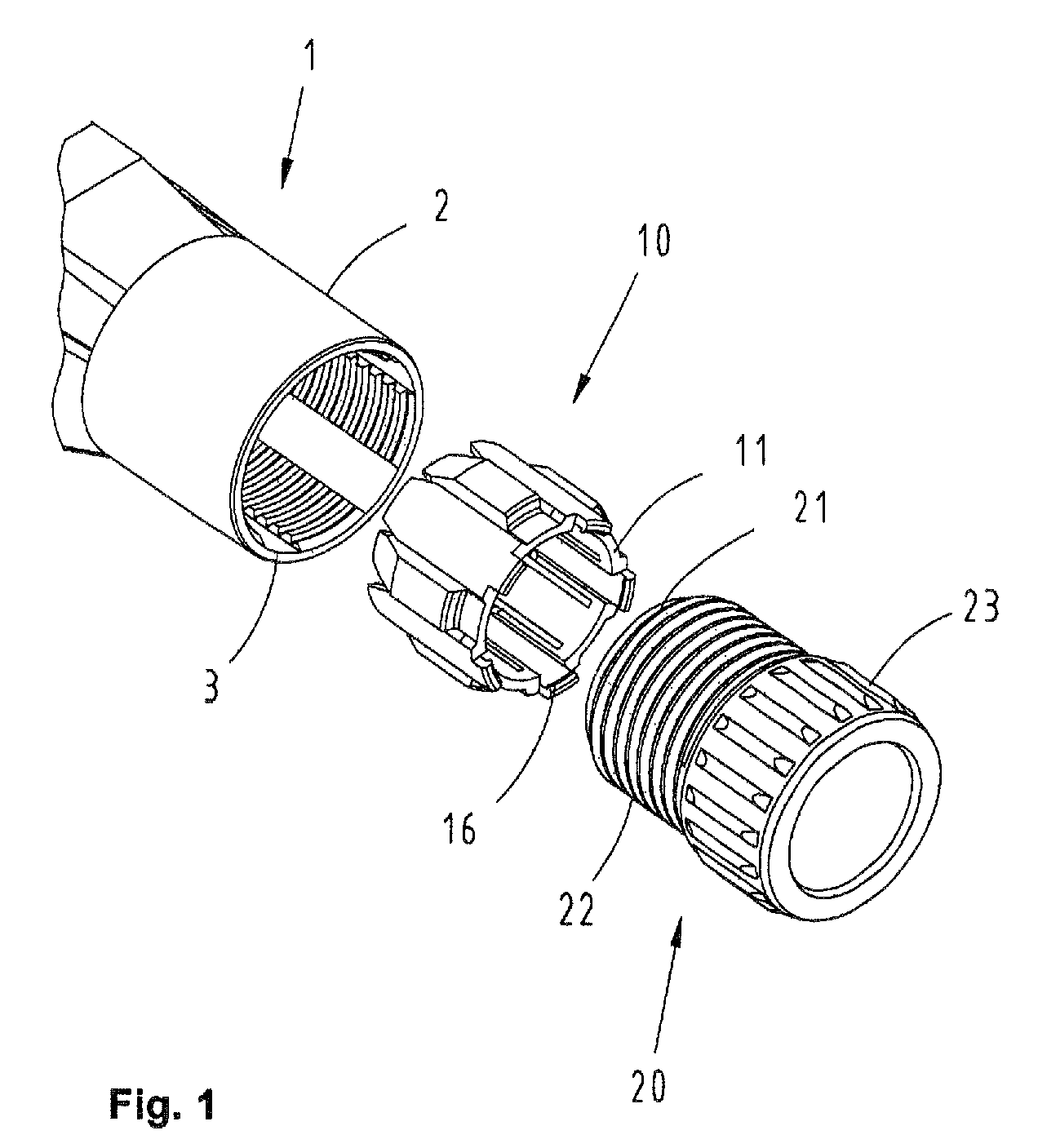 Cable clamp with clamping element