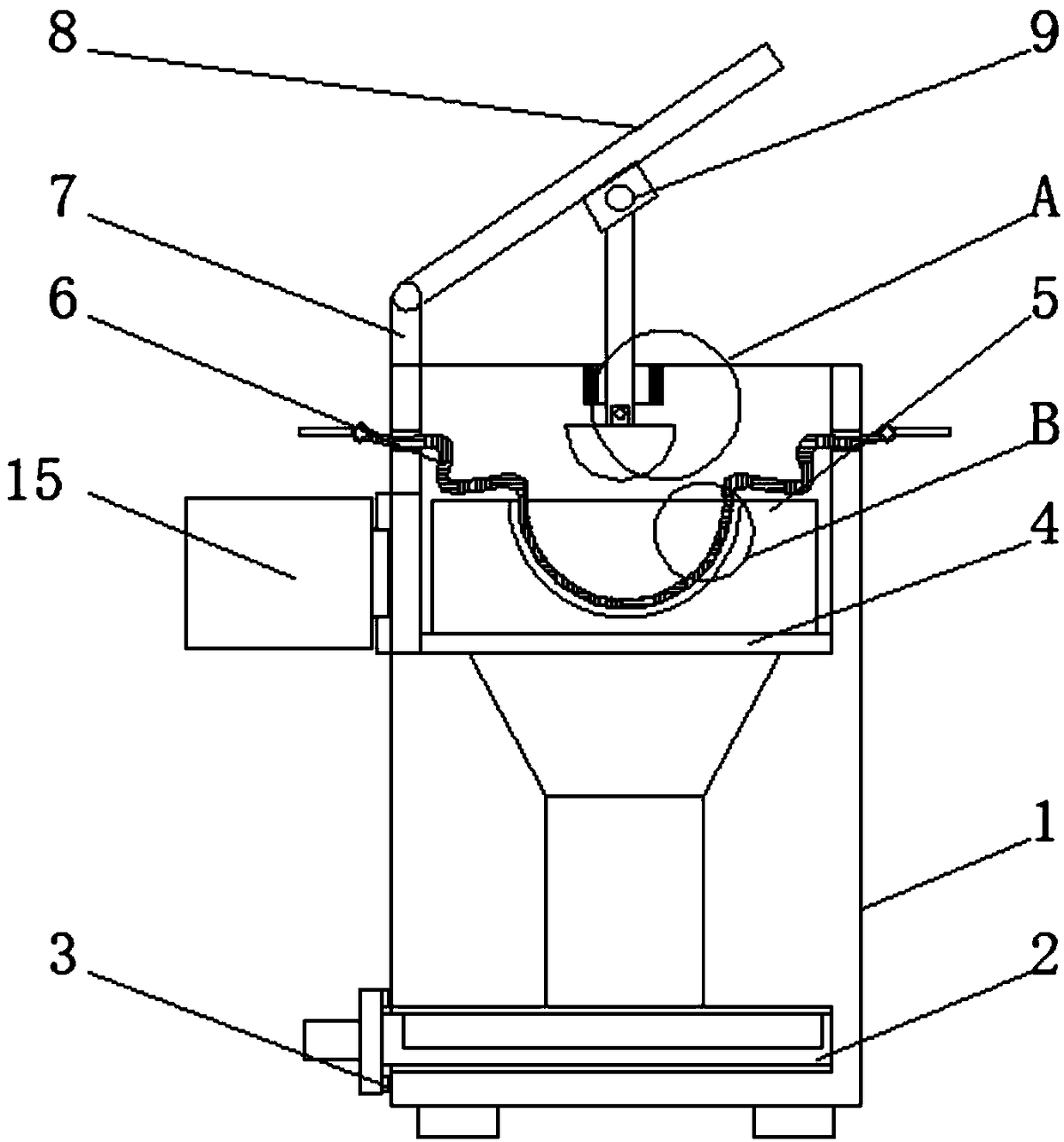 Fast pugging equipment in ceramic technology and application method thereof