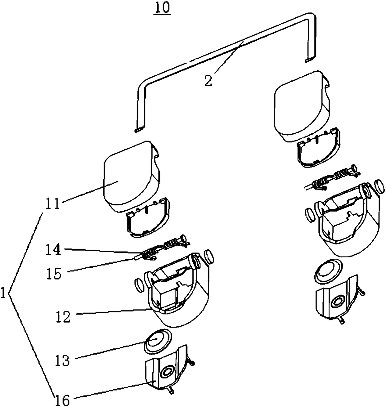 Portable electrocardiograph