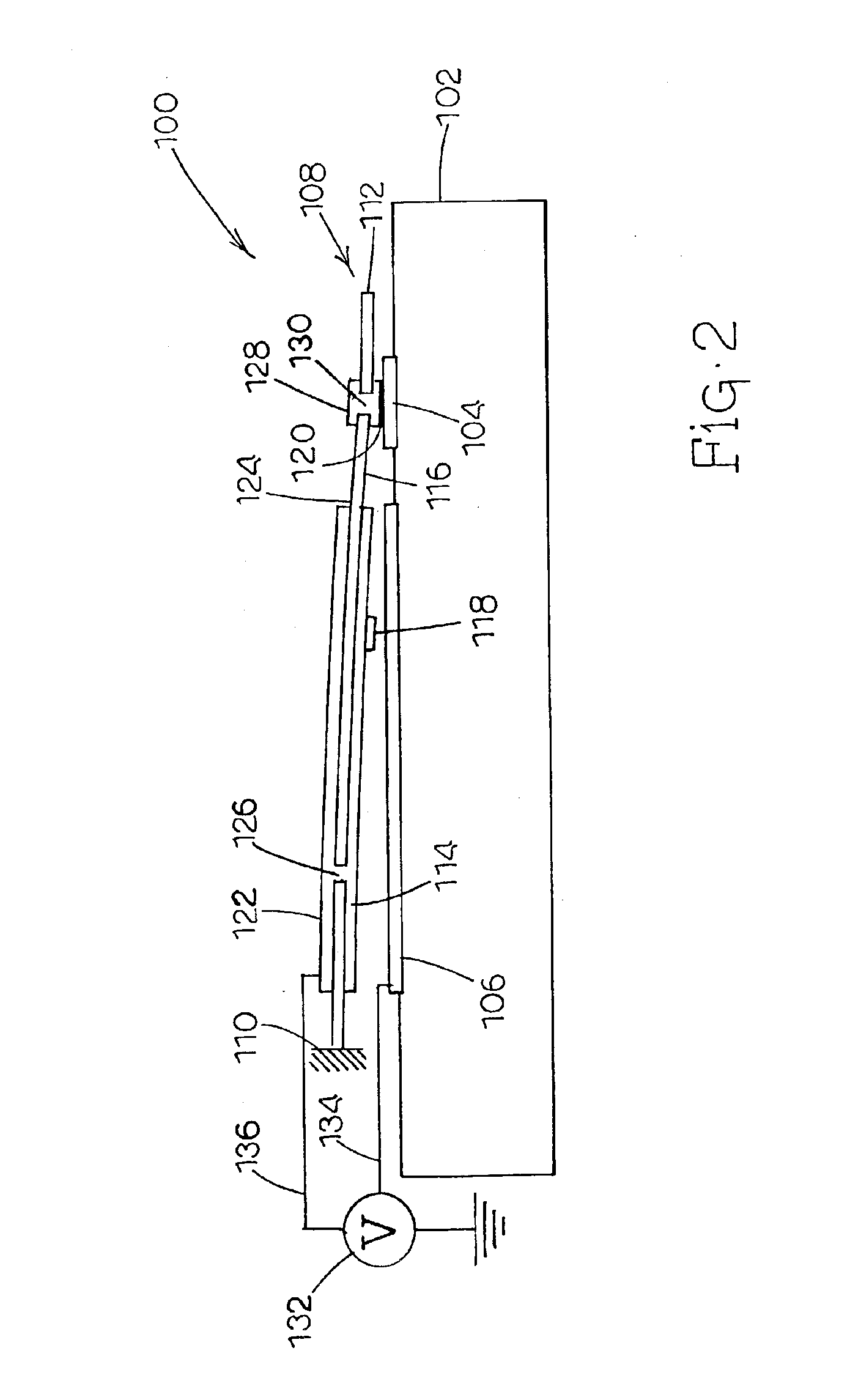 MEMS device having contact and standoff bumps and related methods