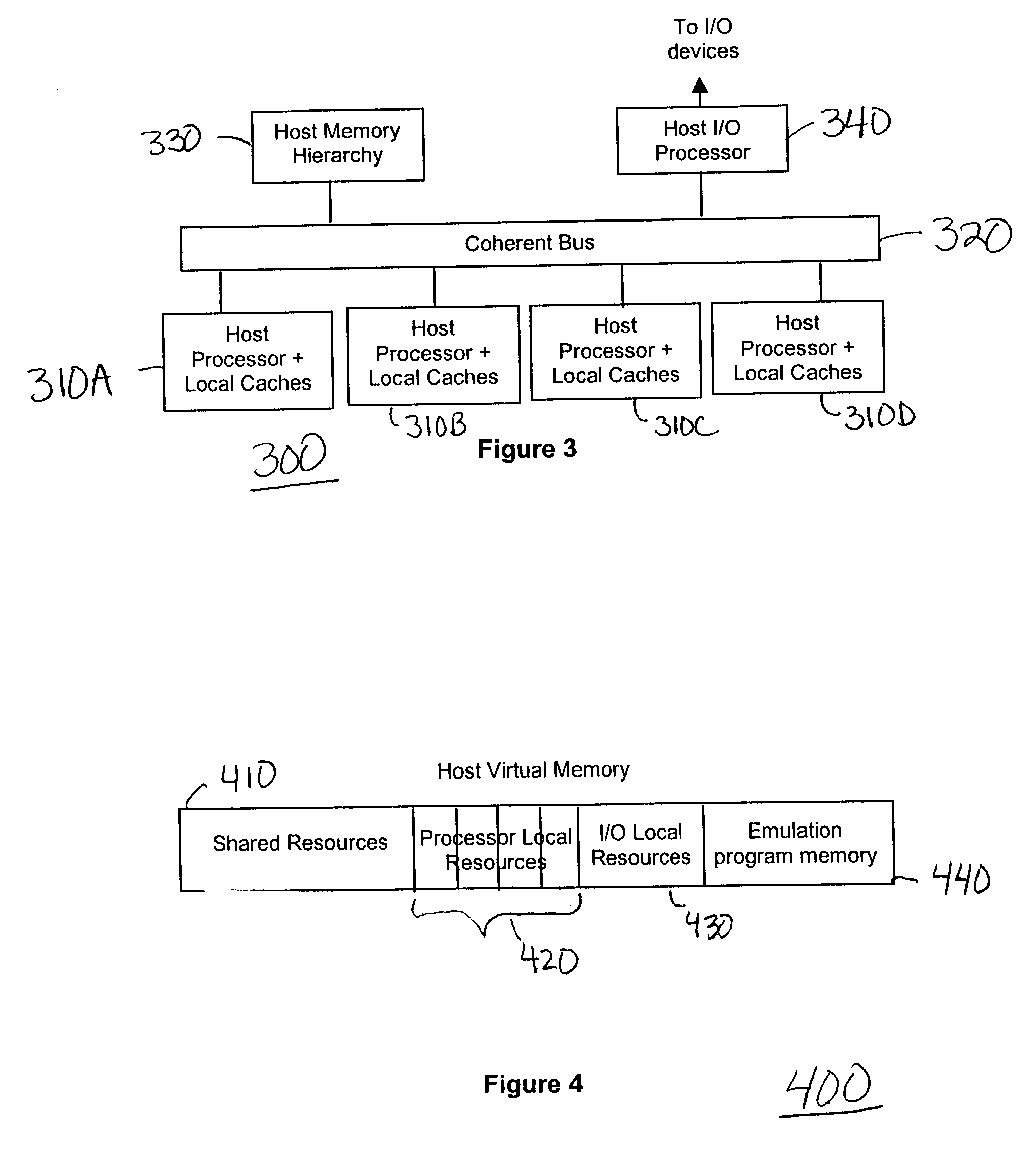 Method and system for multiprocessor emulation on a multiprocessor host system