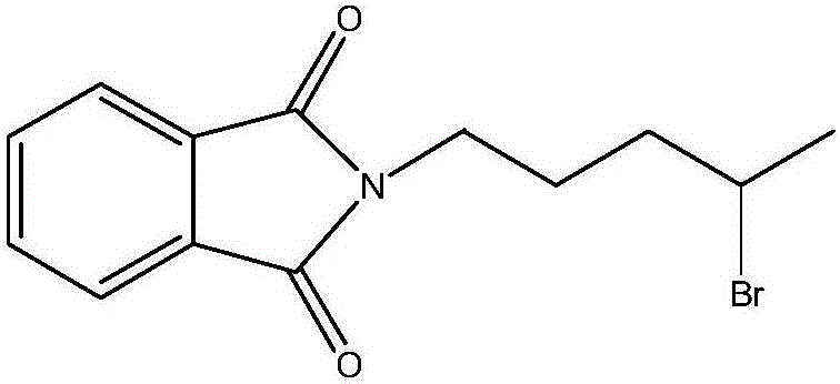 Synthesis method of antimalarial drug primaquine phosphate intermediate N-(4-bromopentyl)phthalimide