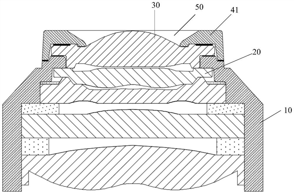 Lens structure, manufacturing method thereof, and camera