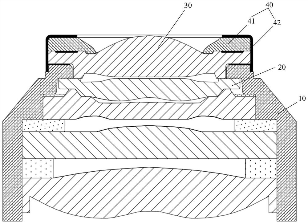 Lens structure, manufacturing method thereof, and camera