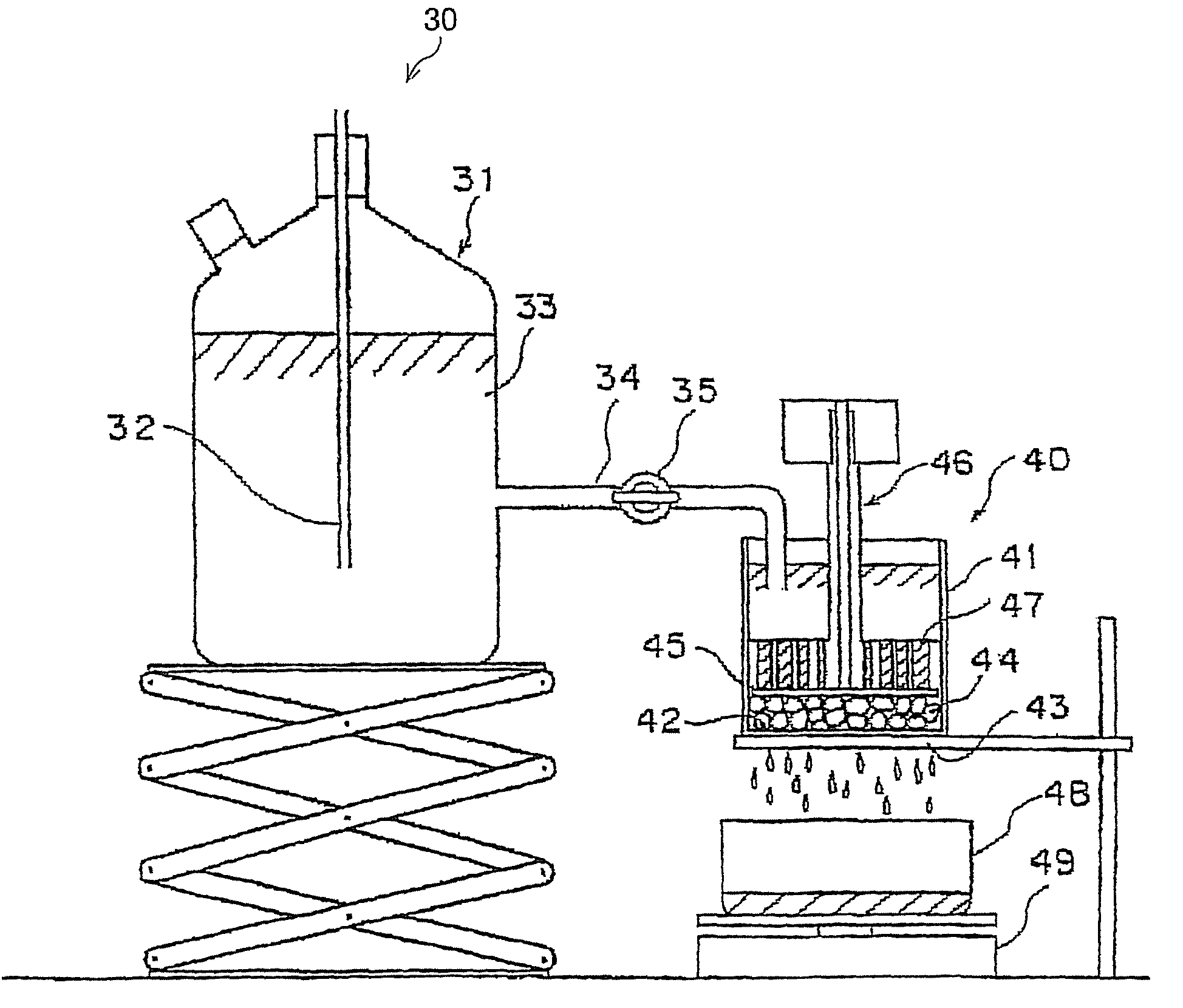 Water absorbing resin with improved internal structure and manufacturing method therefor