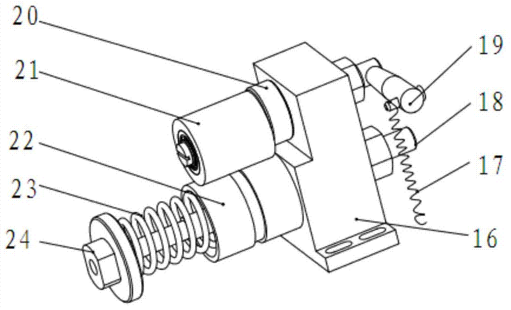 Automatic zipper material counting device