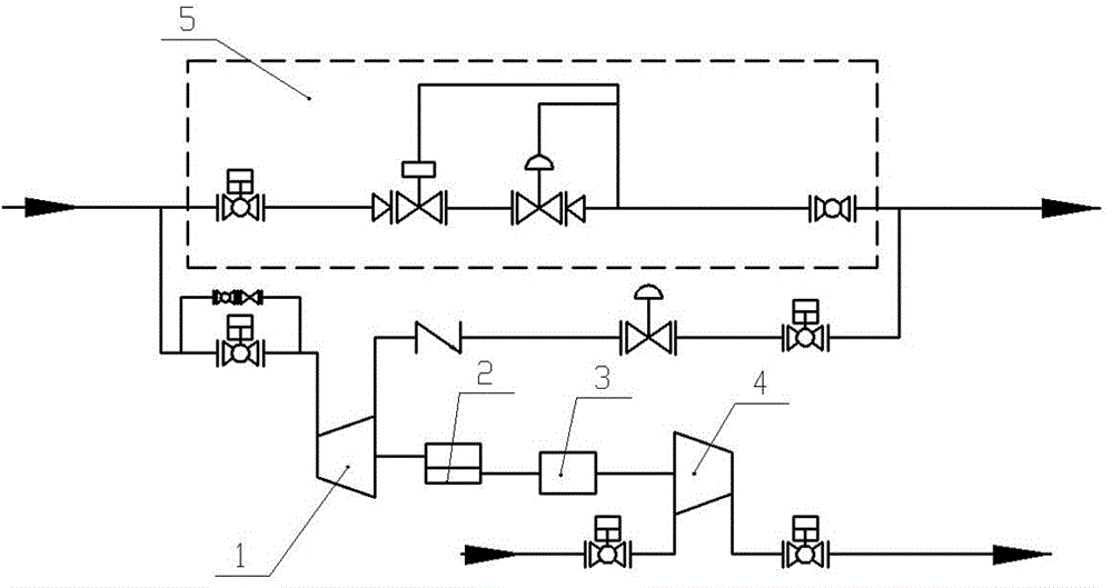 Natural gas differential pressure energy recovery unit device