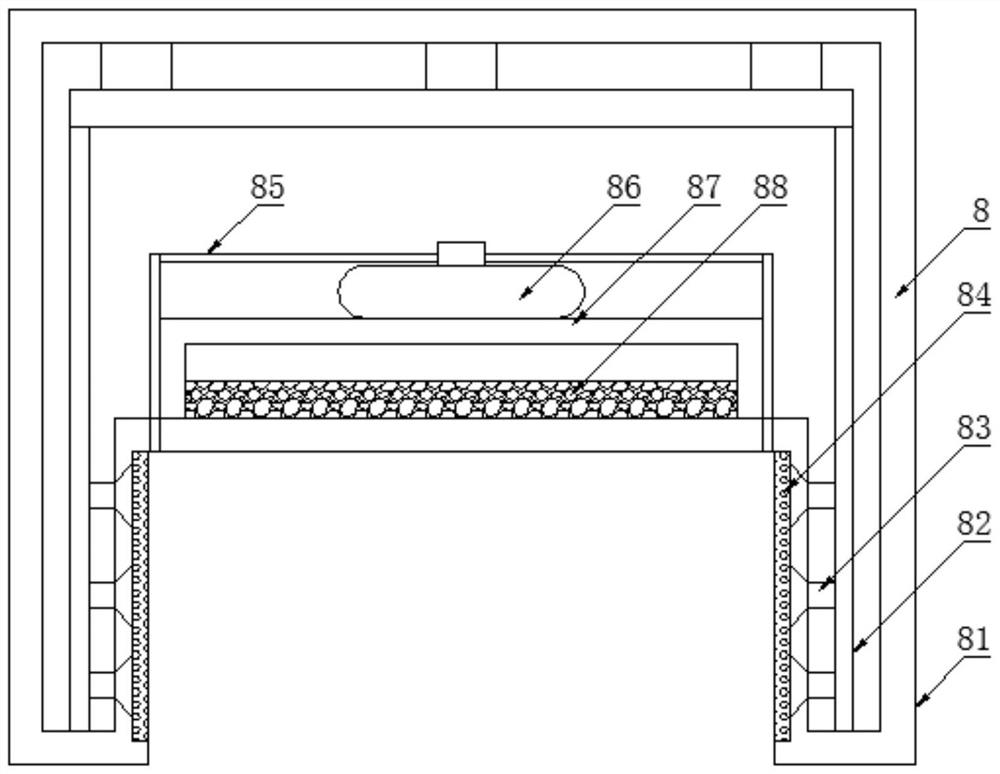 Desulfurized gypsum vertical type rotary water extractor with excellent sealing effect