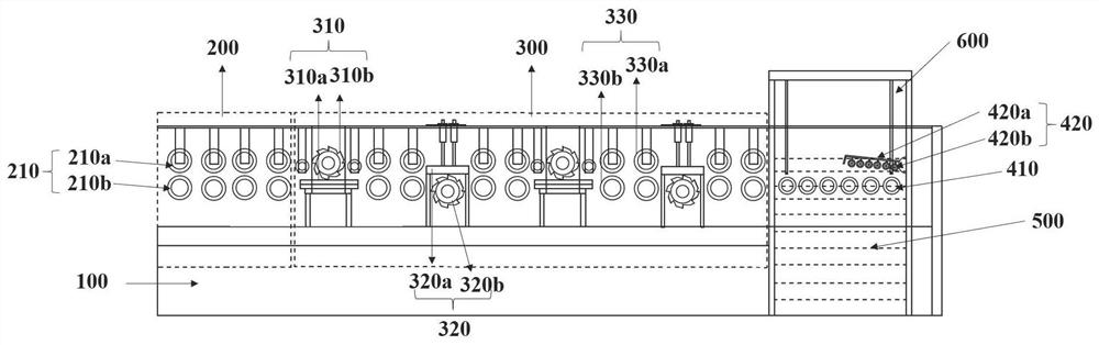 A bamboo planing and flattening integrated processing device and processing method