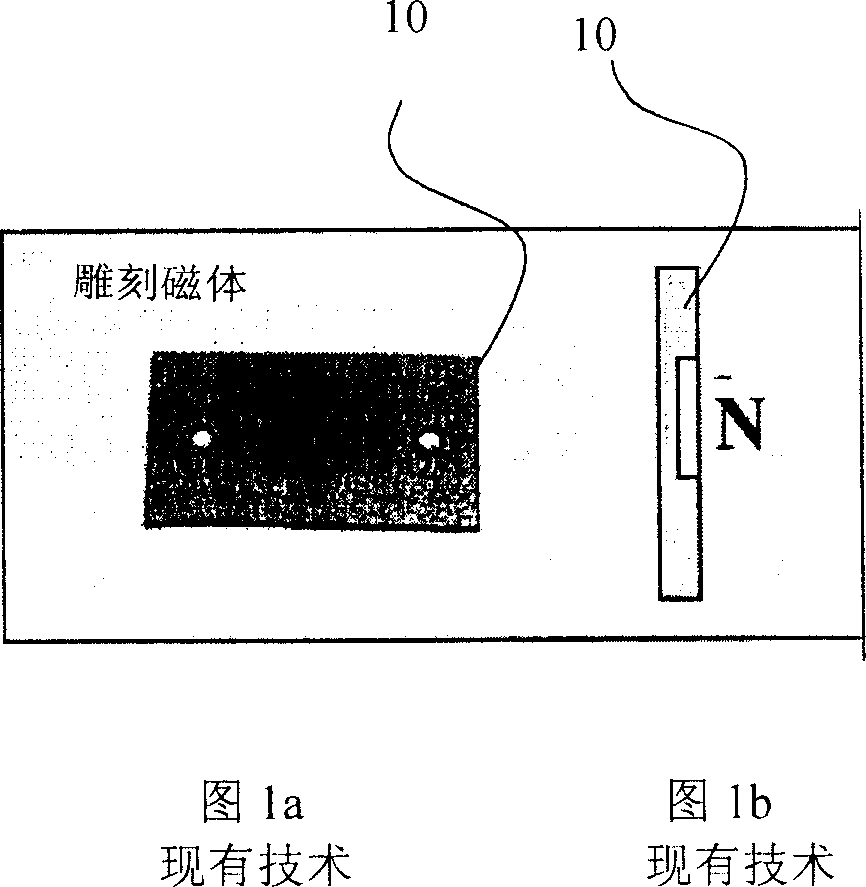 Magnetic plate for printing of optical effects