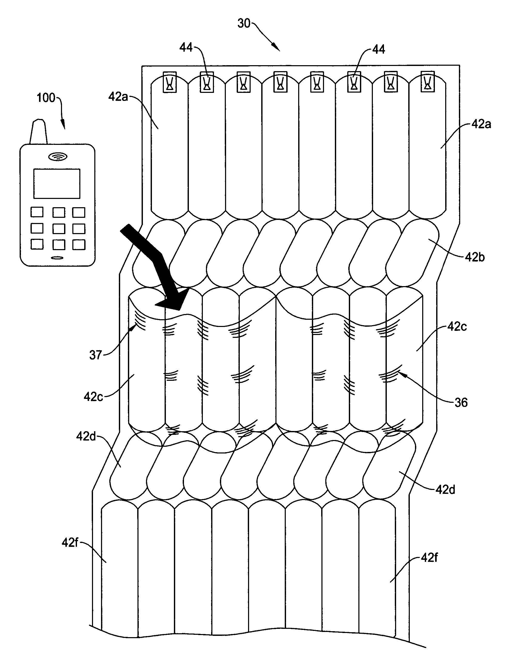 Structure of air-packing device