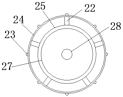 Automatic coiling and uncoiling device for distribution circuit power cable