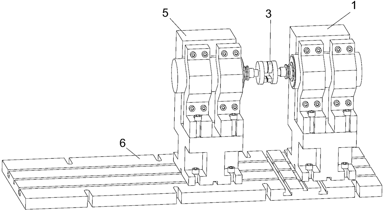 Motorized spindle reliability test bed based on twin trawling loading