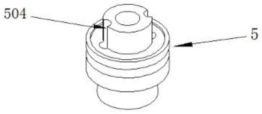 Double-outlet-rod type damping buffer