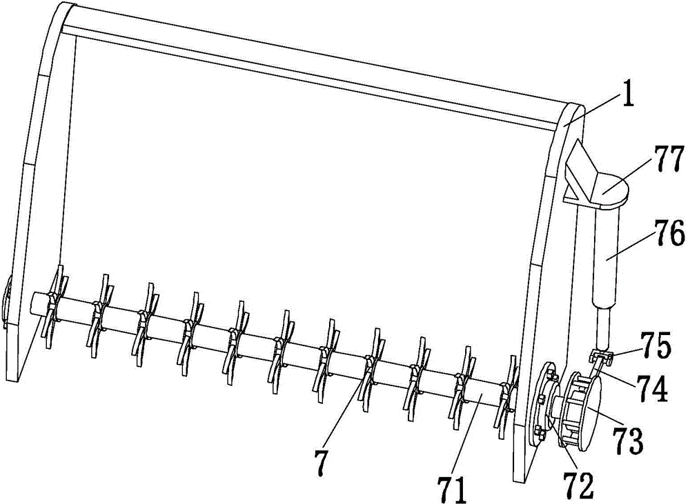 Screening gravel grab bucket