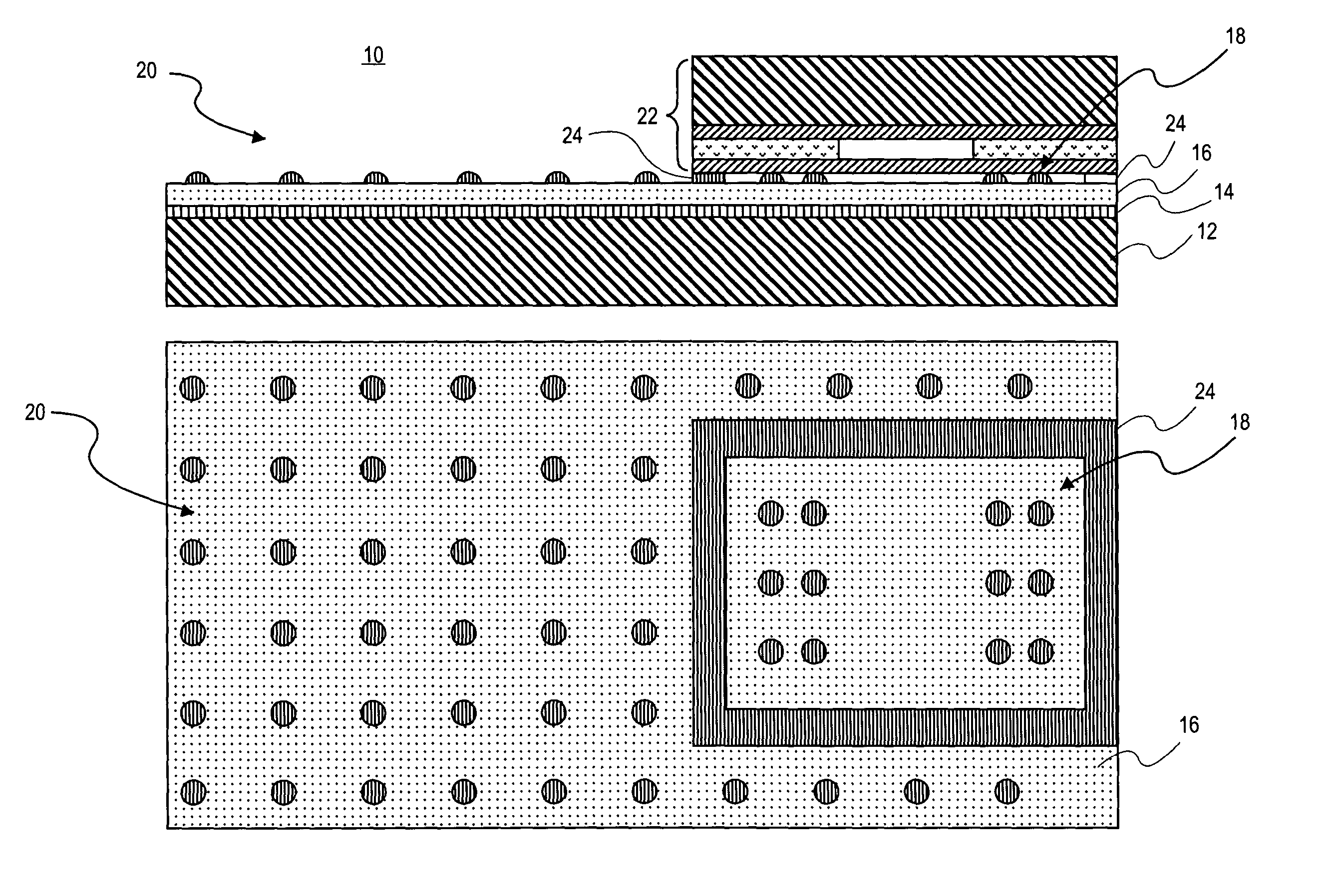 MEMS device integrated chip package, and method of making same