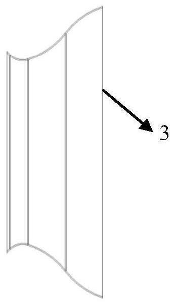 A centrifugal fan collector with double arc profile