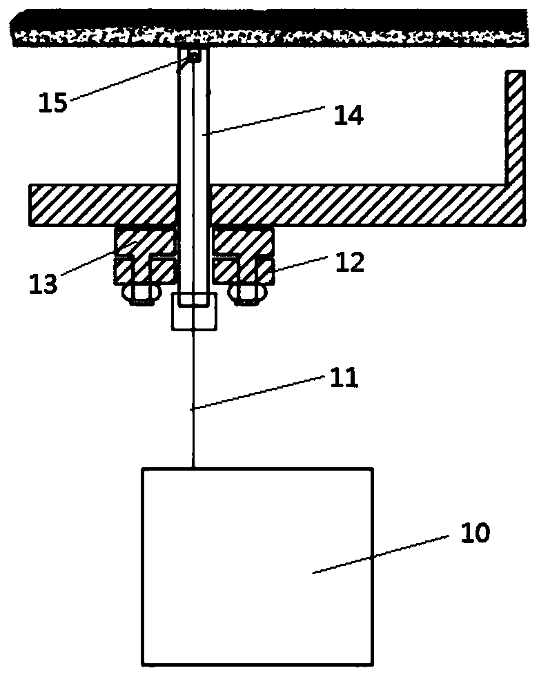 Vault concrete pouring early warning device and construction method thereof