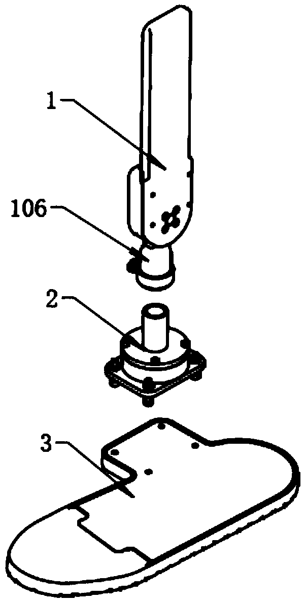 A Three Passive Degrees of Freedom Exoskeleton Ankle Joint Mechanism