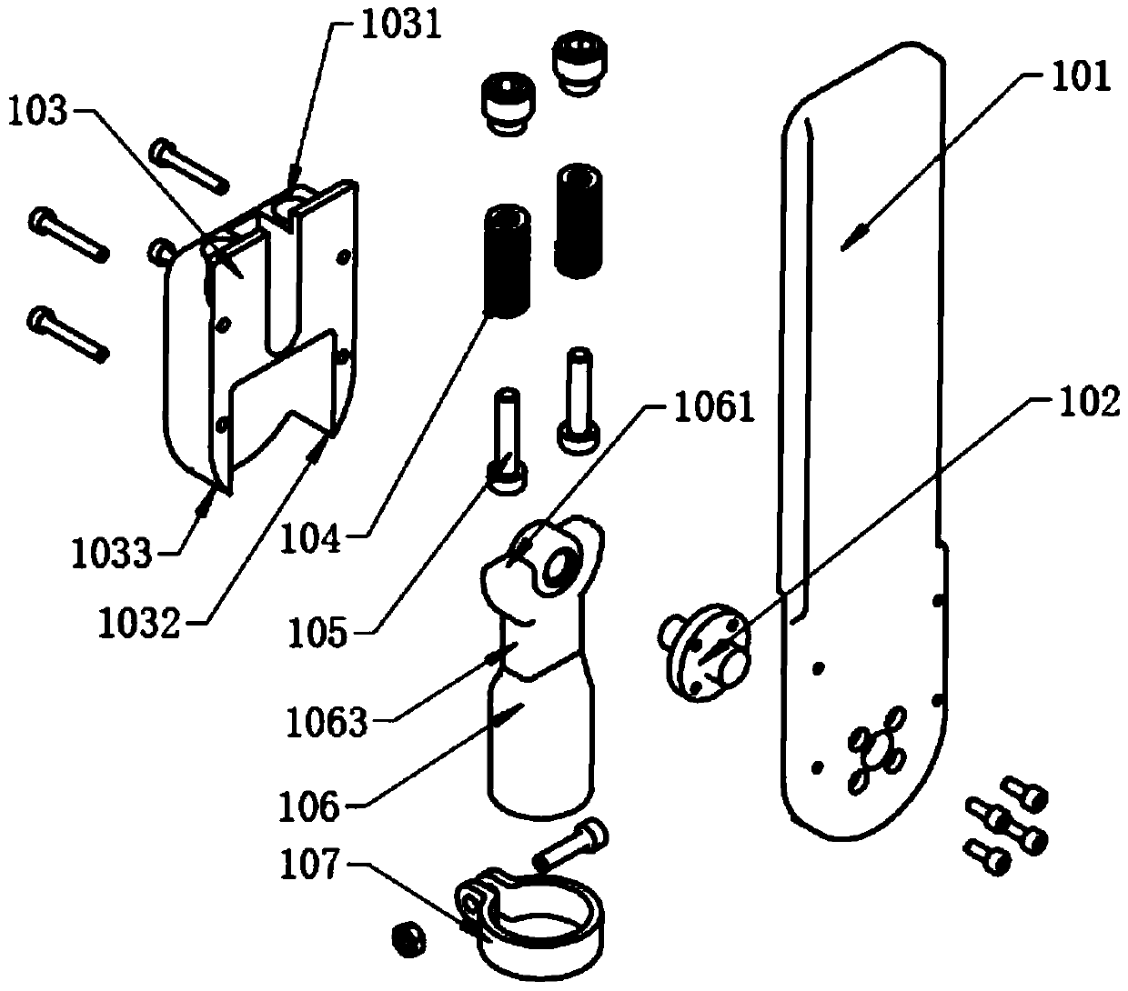 A Three Passive Degrees of Freedom Exoskeleton Ankle Joint Mechanism