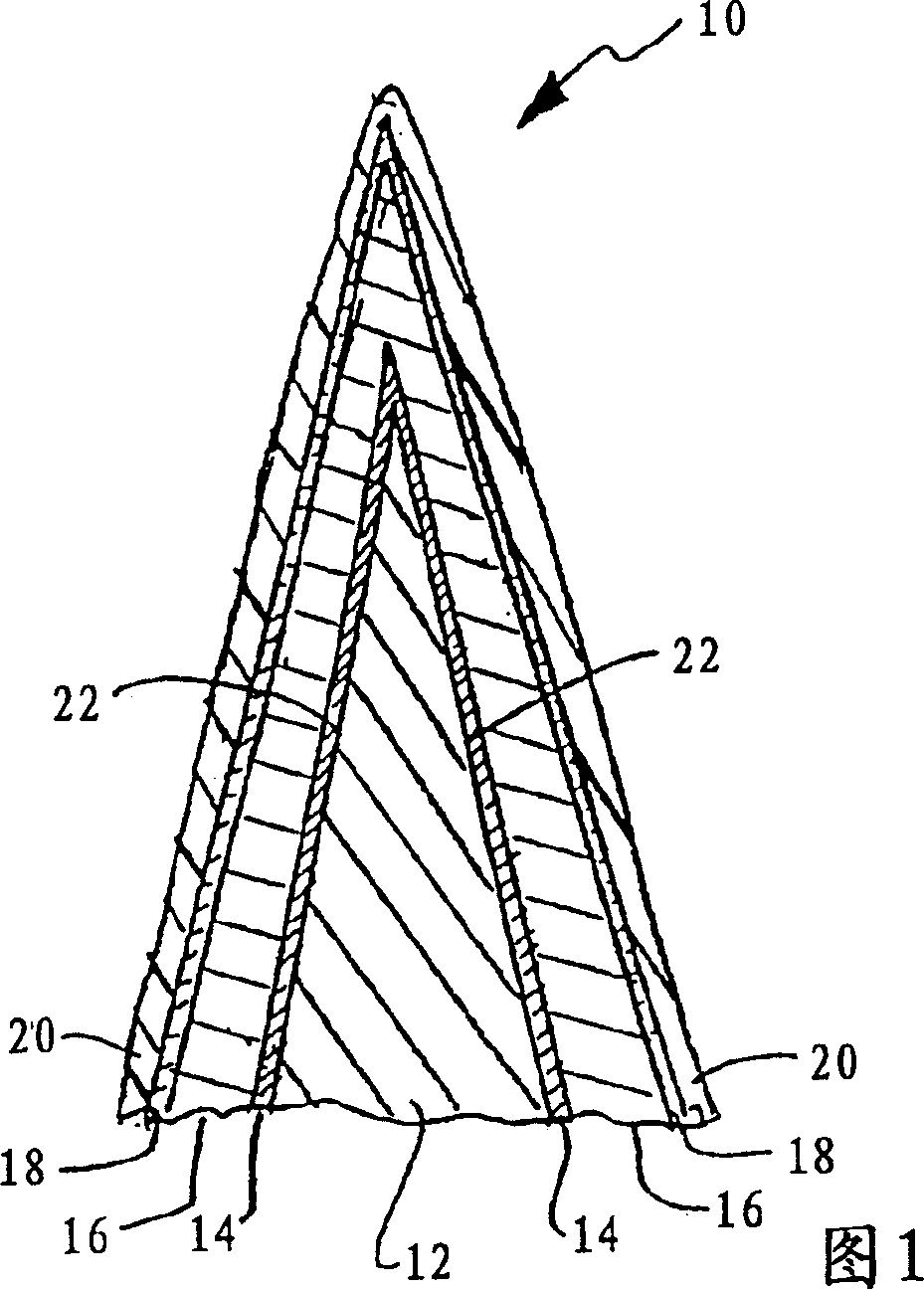 Razor blade, its preparation method and application