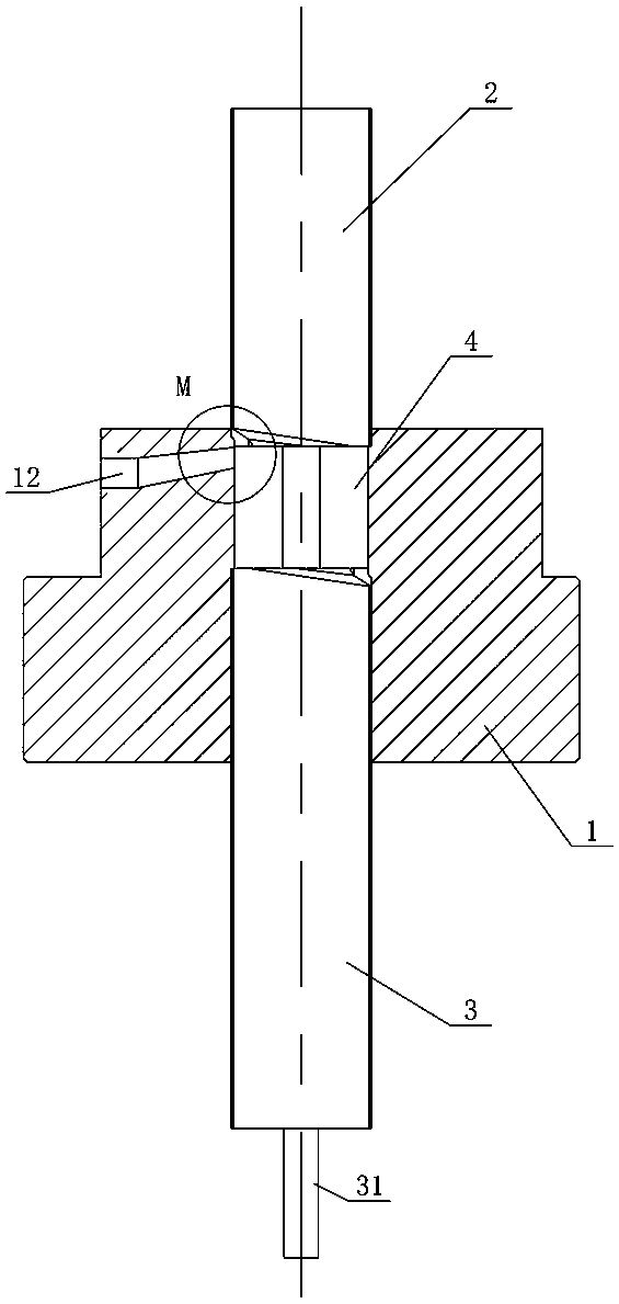 Blade powder blank molding device and molding method for injection powder filler