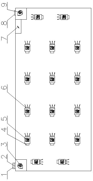 Inducing ventilation system of ship engine room