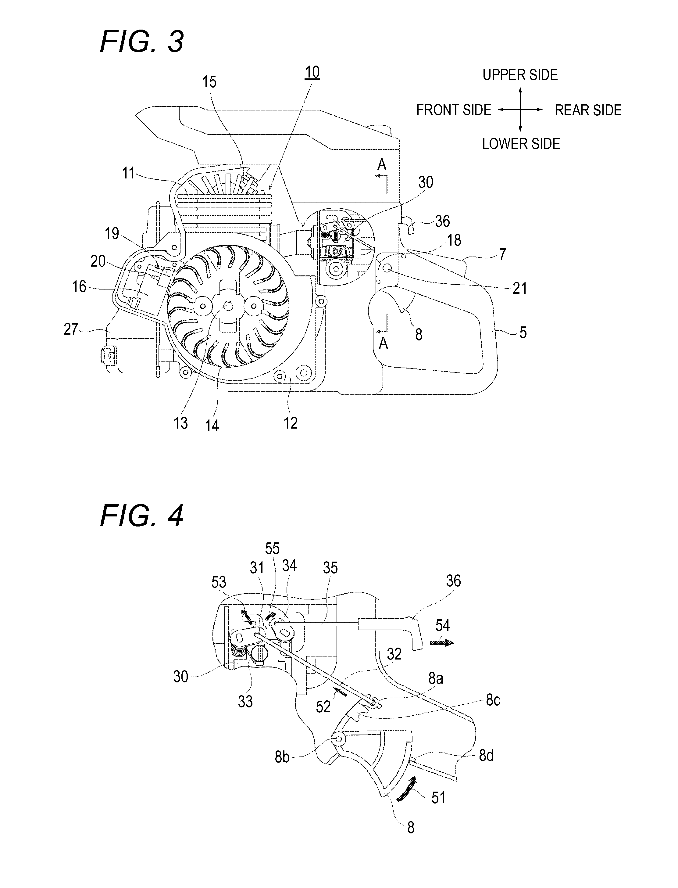 Engine and engine-operated working machine