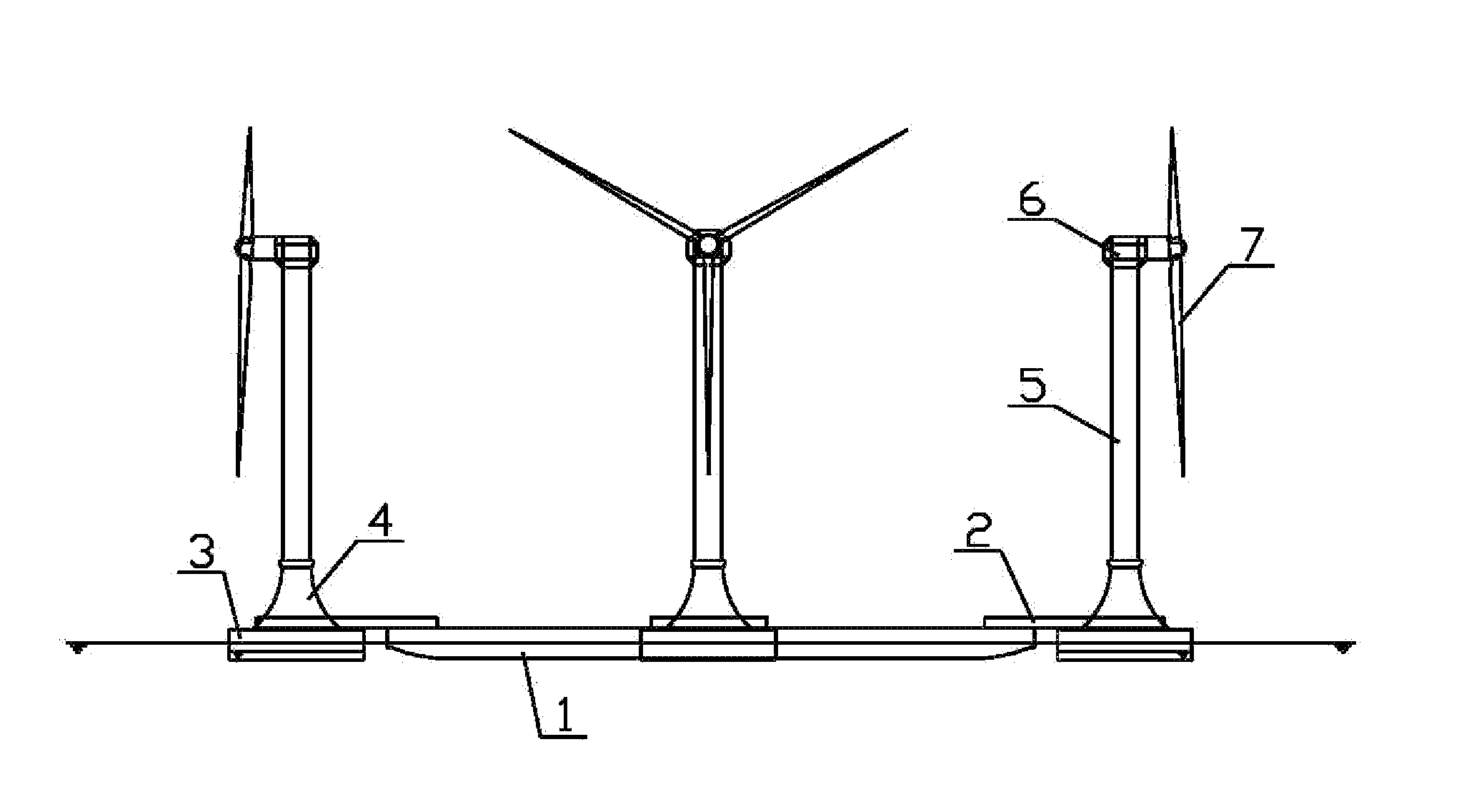 Method for transporting an offshore wind turbine in a floating manner