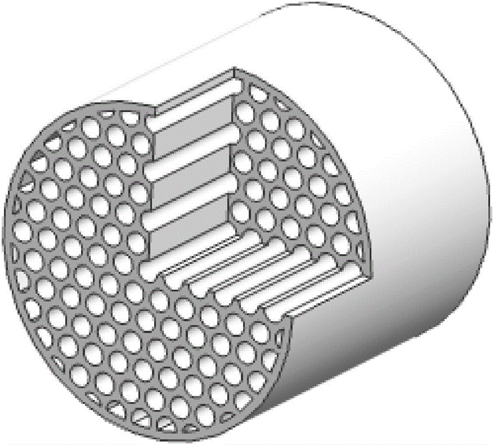 Honeycomb structure alloy material and application thereof