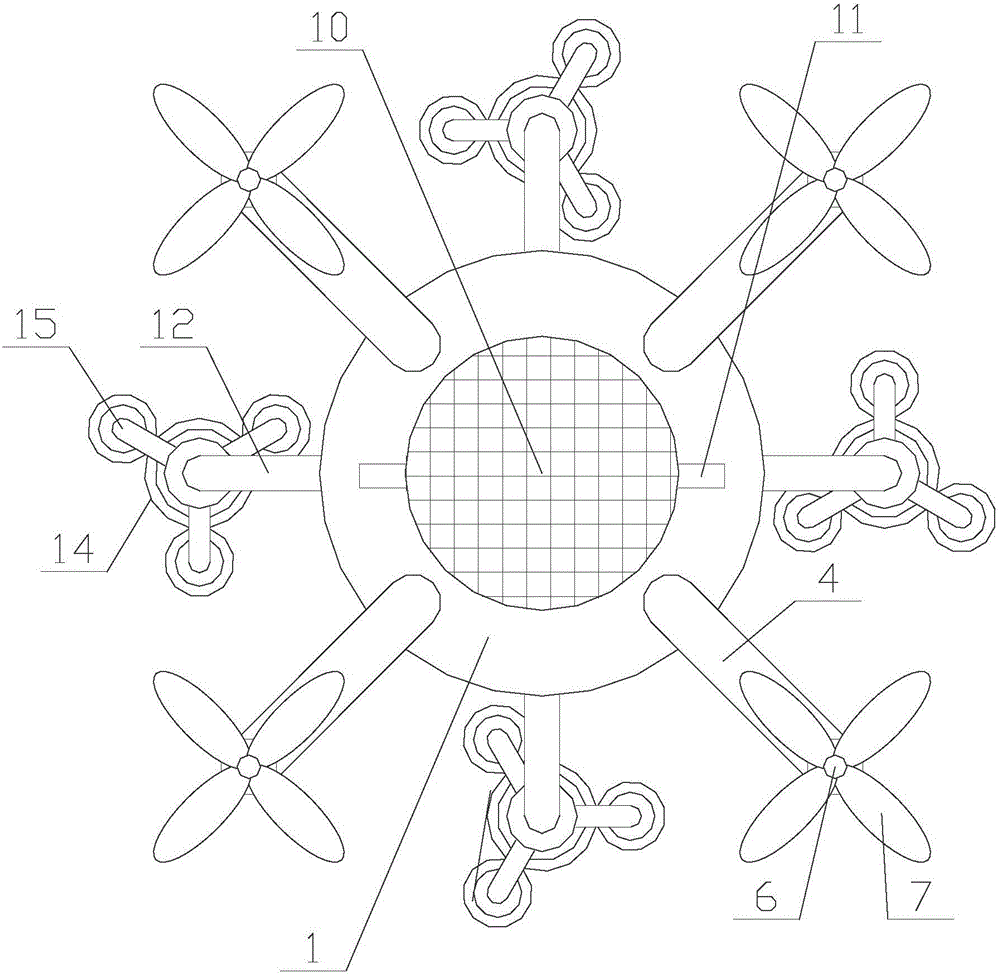 Novel unmanned aerial vehicle for garden irrigation