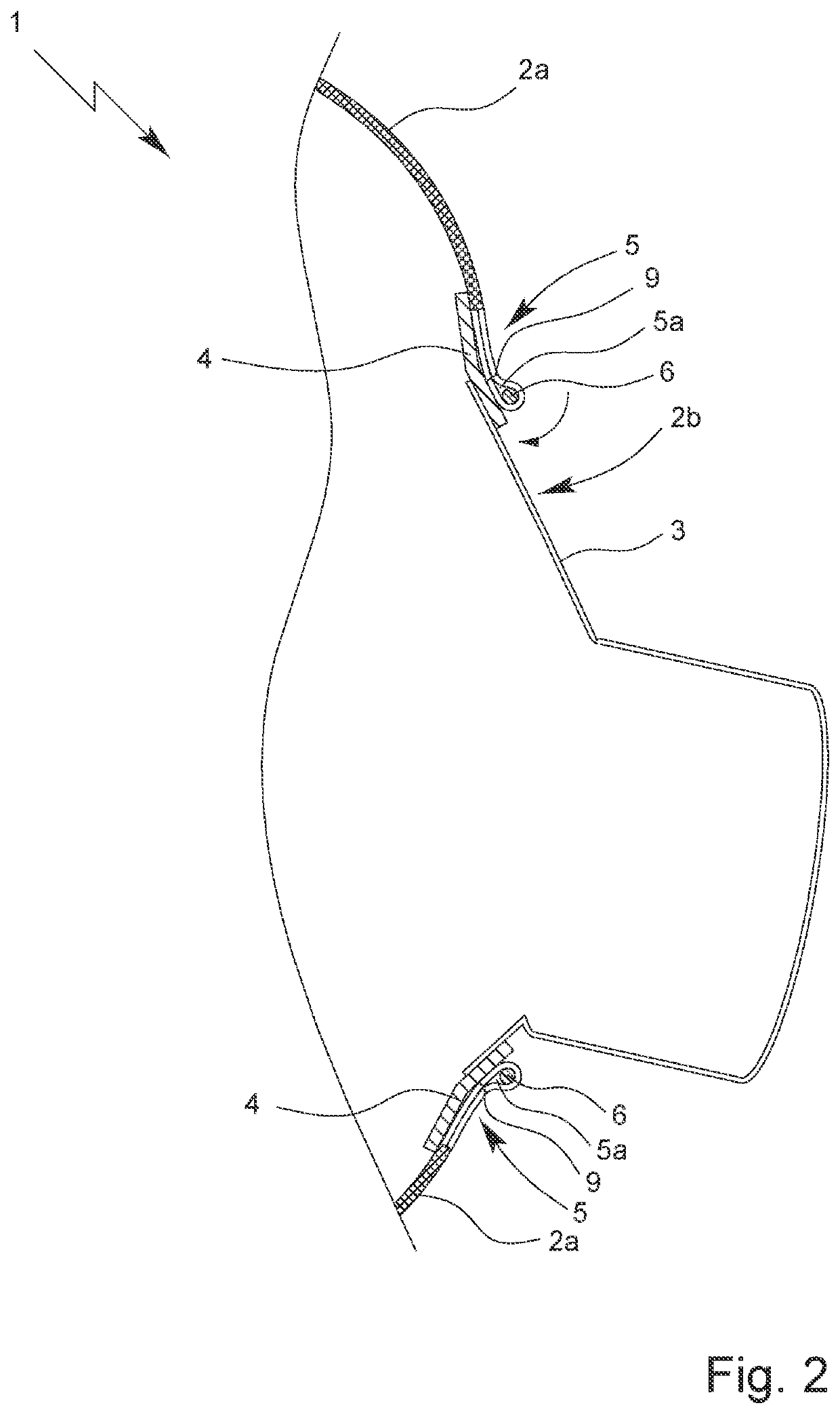 Headgear, in particular a hood or a balaclava, for protective clothing