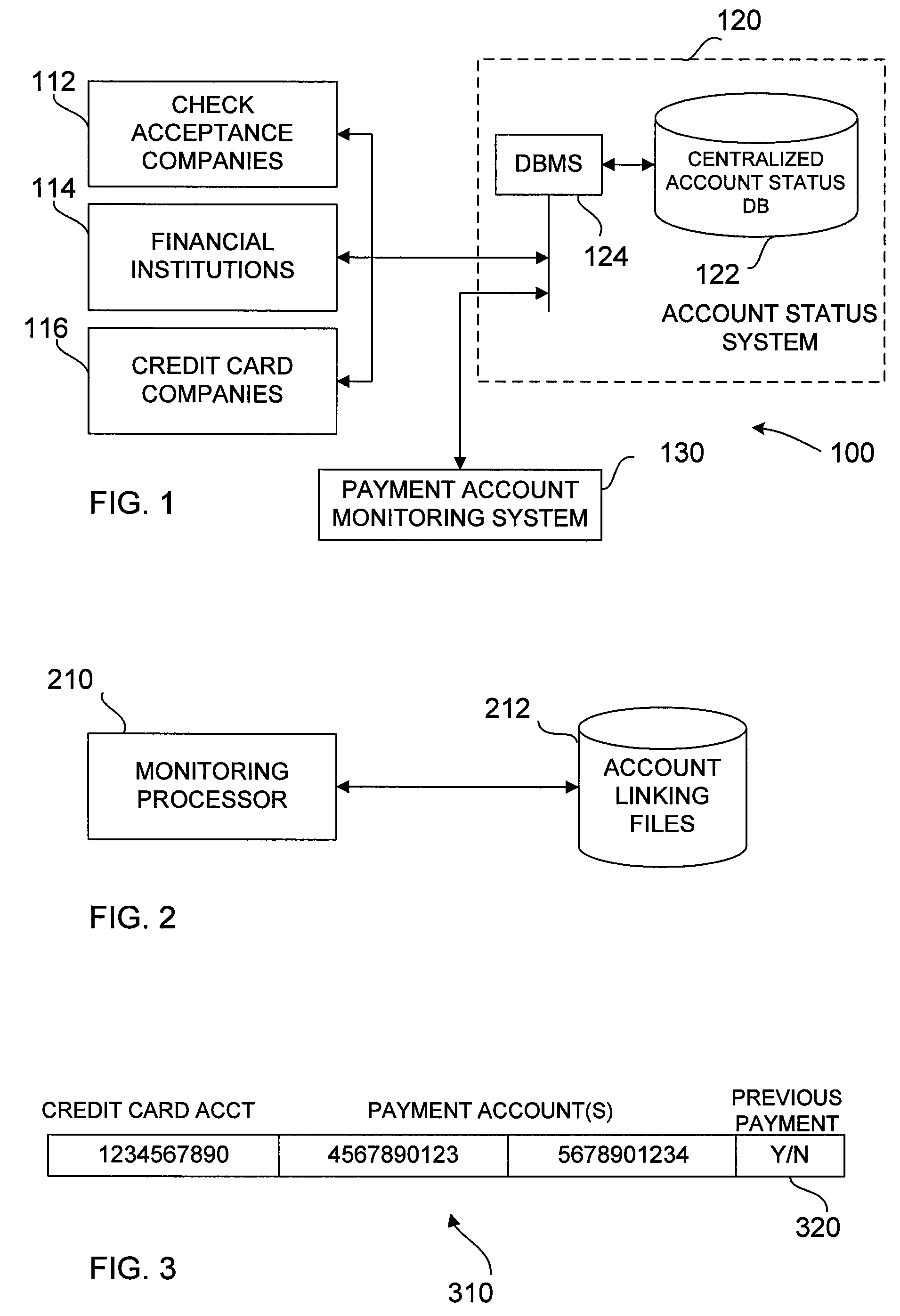 Payment account monitoring system and method