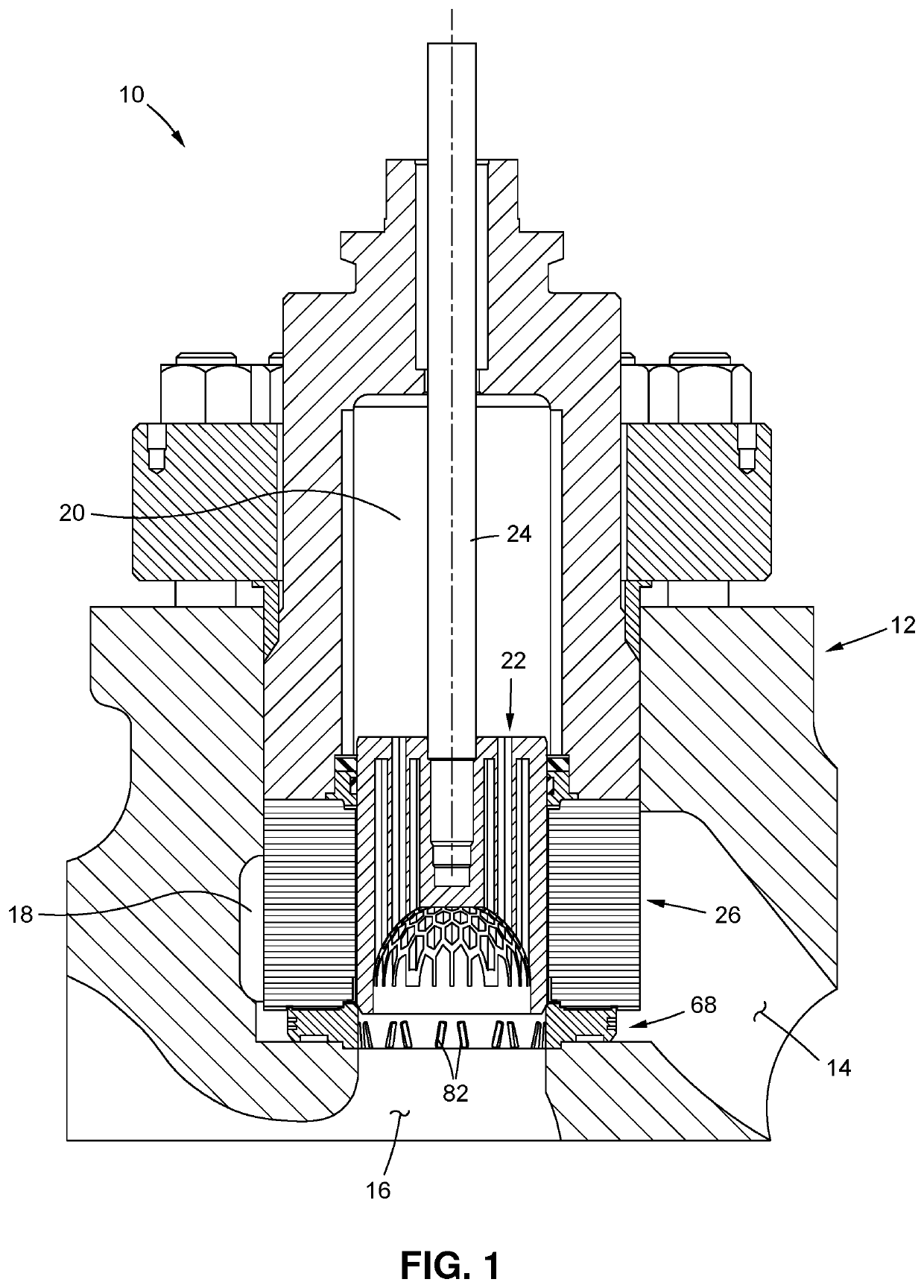 Additively manufactured control valve flow element