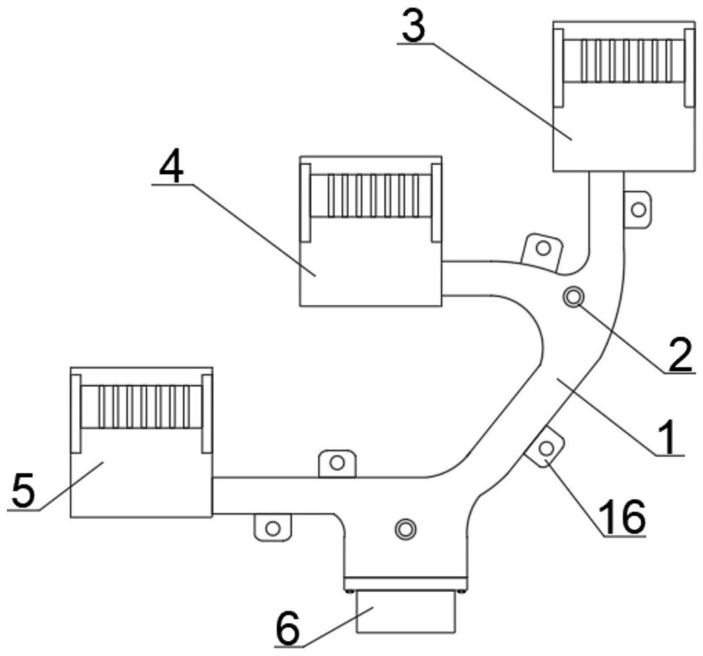 System for solving uneven high-beam/low-beam air distribution of automobile headlight