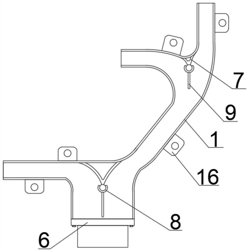 System for solving uneven high-beam/low-beam air distribution of automobile headlight