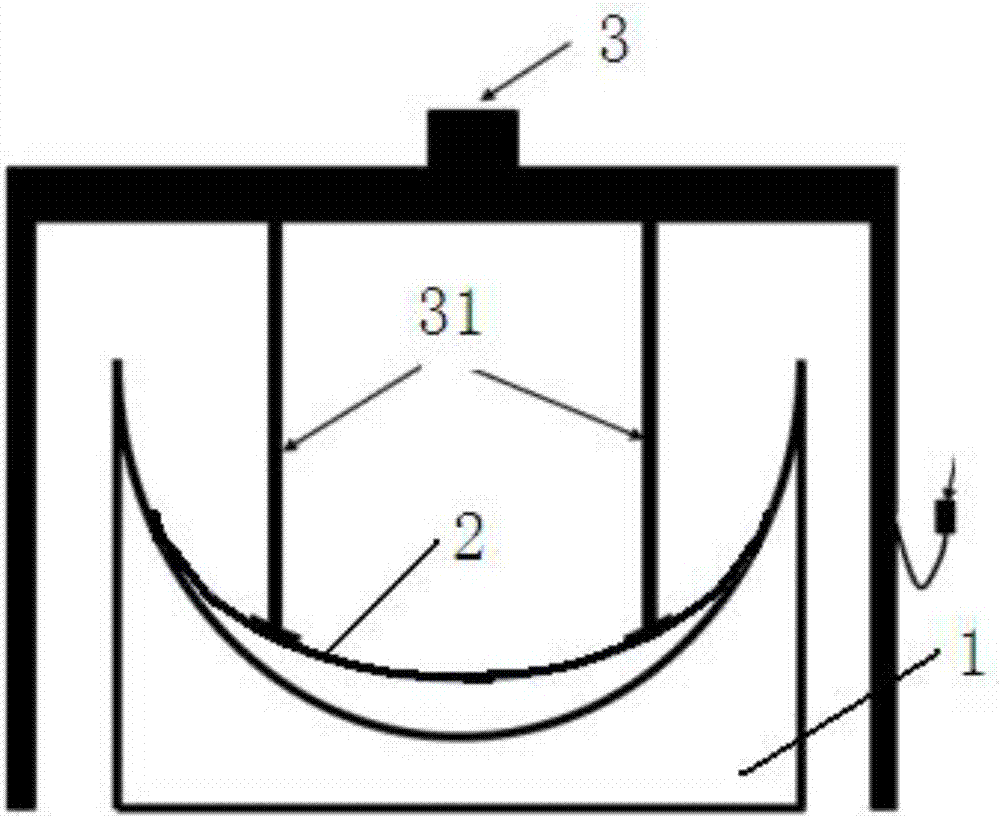 Creep age forming method for aluminium alloy plate