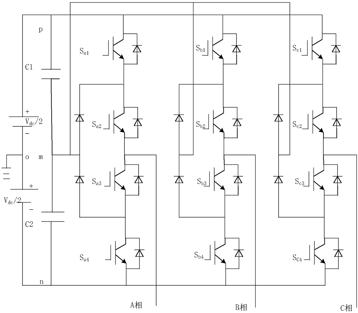 Novel high-capacity multi-level hybrid clamping topology and topological method