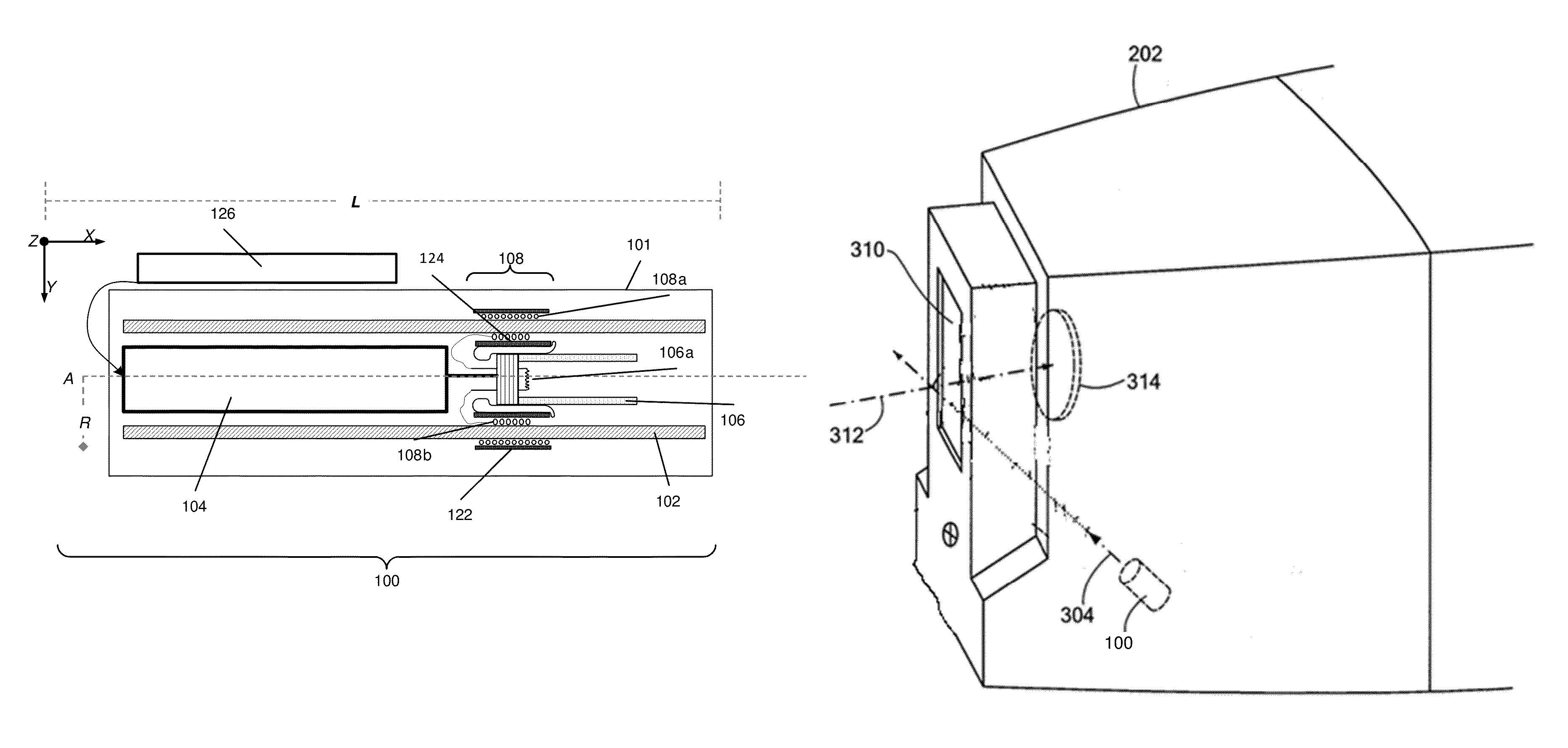 Volumetrically efficient miniature X-ray system