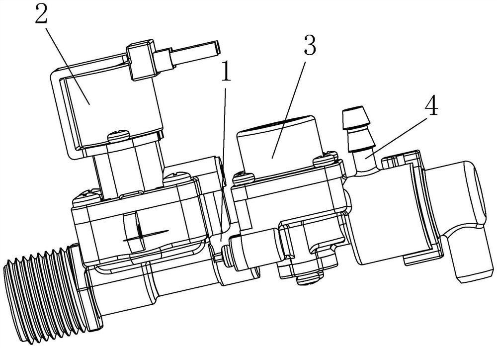 Vacuum breaker pressure reducing valve with pressure relief function