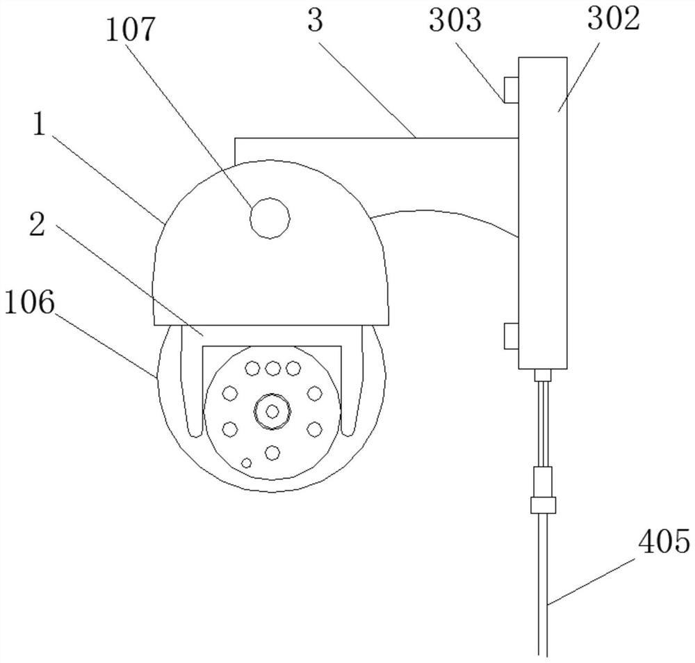 A video camera with dustproof and shockproof function