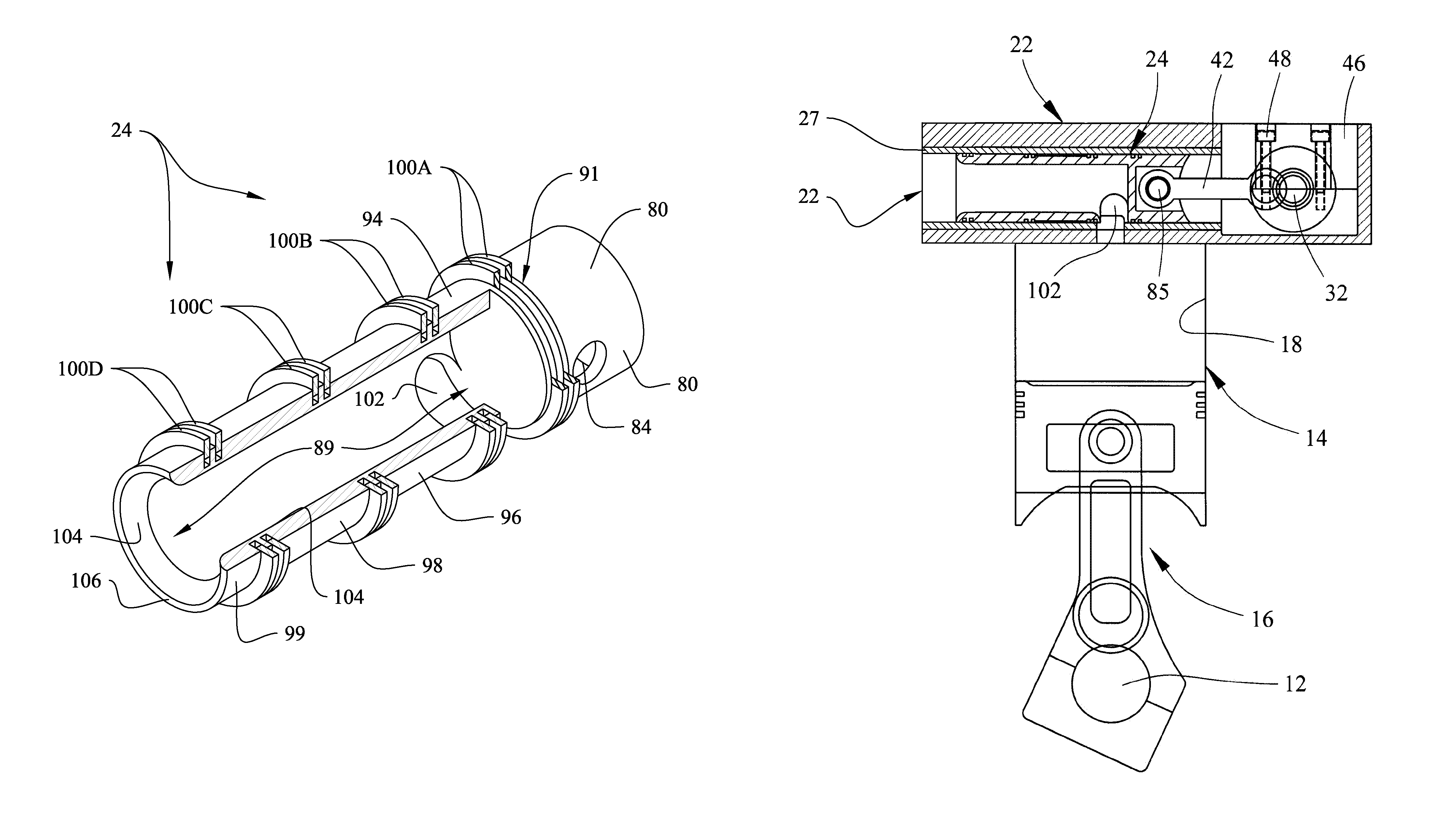 Sliding valve aspiration