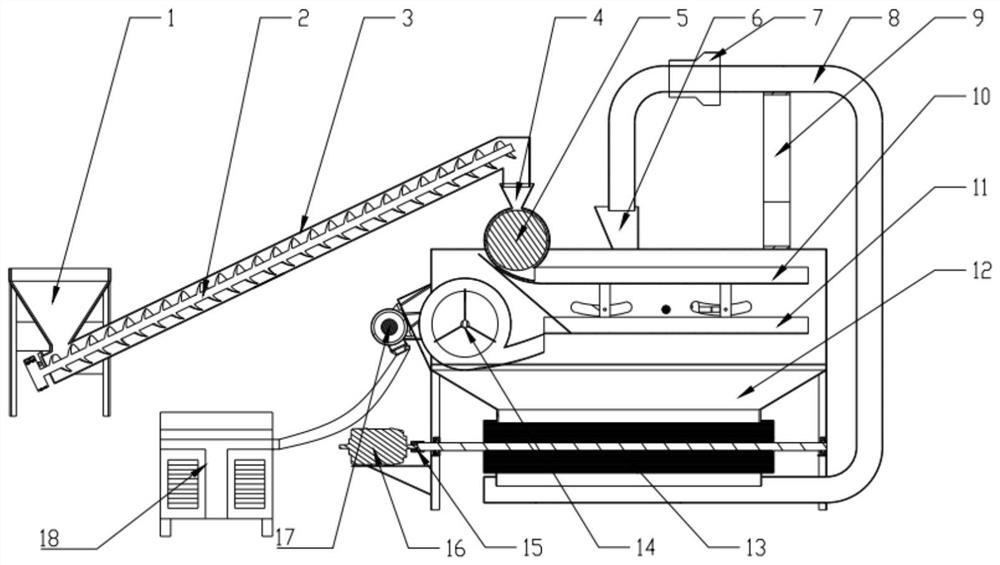 Husking and peeling machine for acer truncatum samara and application method thereof