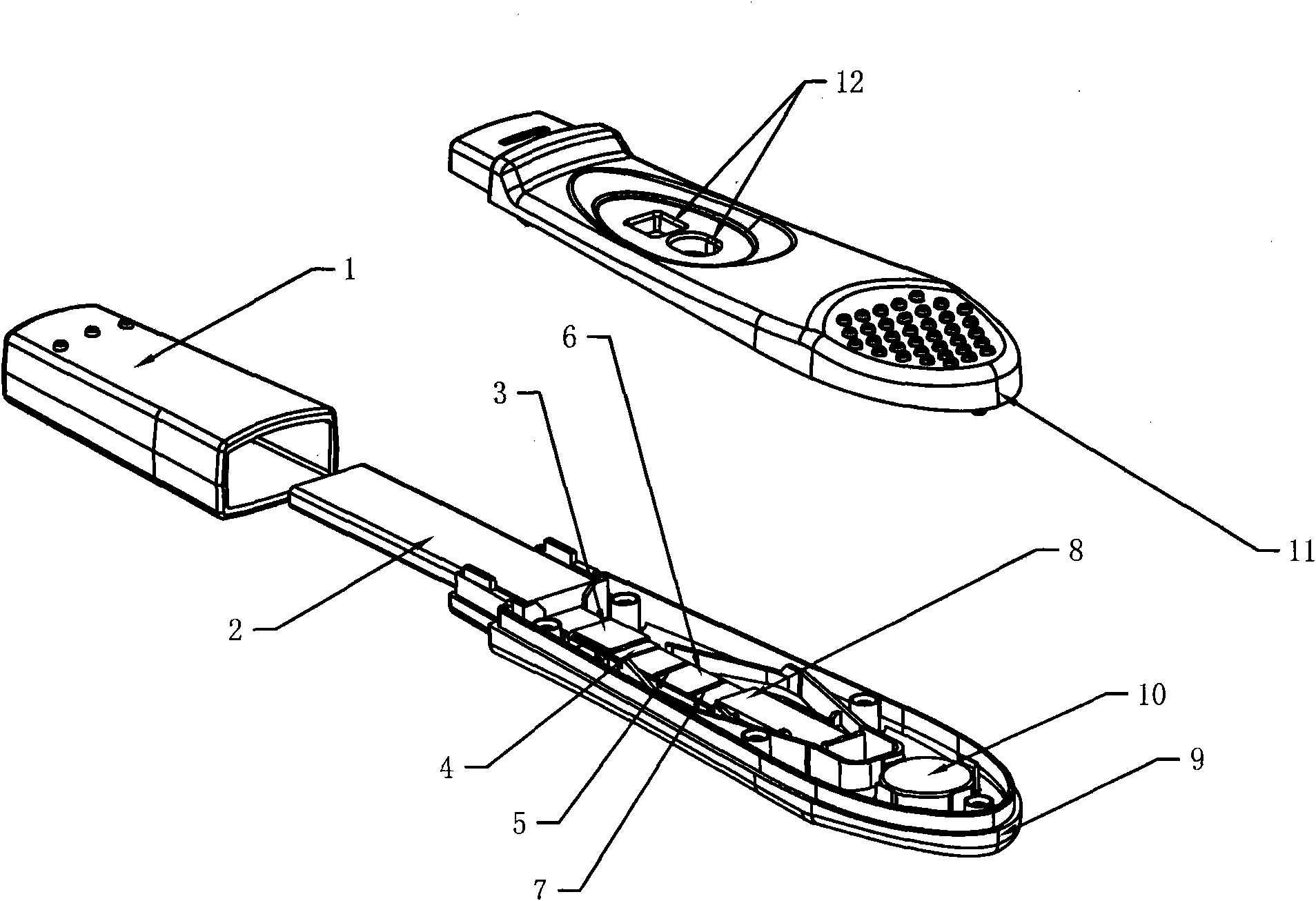 Method for detecting pathogenic microorganism by using antigen-stimulated cellular immune response and test pen