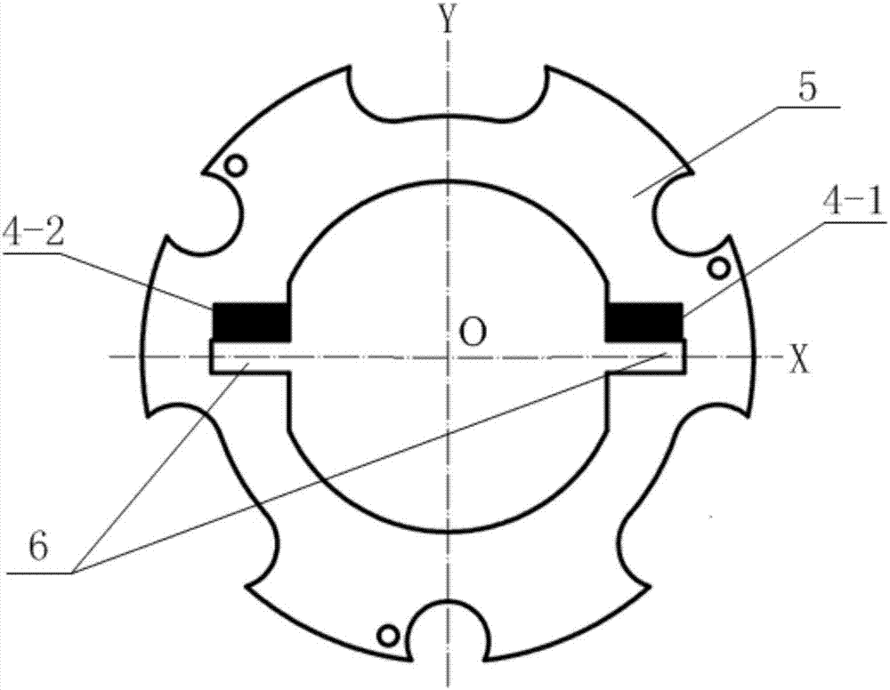 Differential capacitive sensor applicable to torque detection