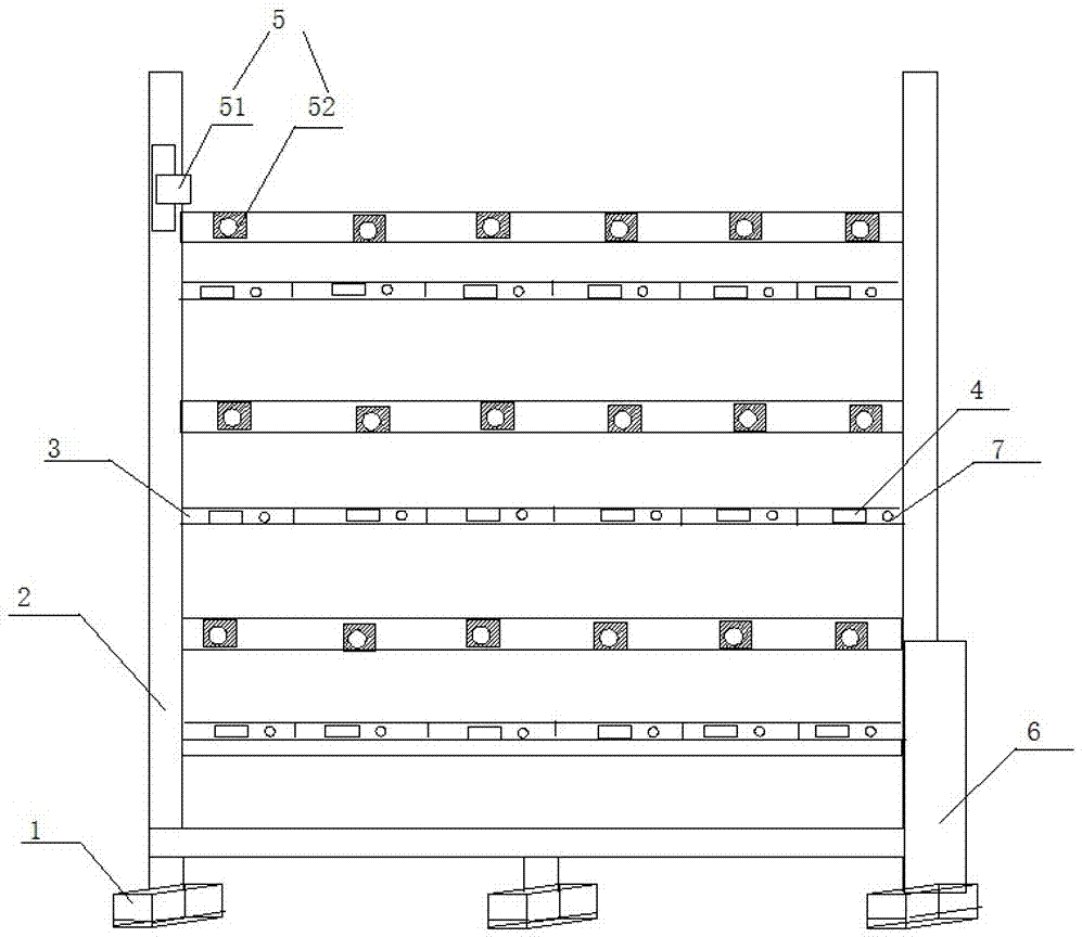 Intelligent display storage rack and working method thereof