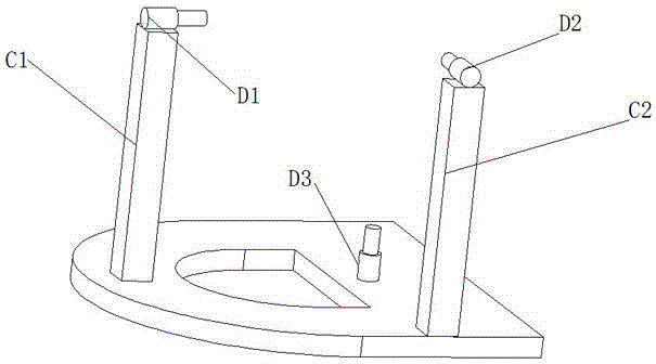 Isotropic ankle joint rehabilitation parallel connecting mechanism