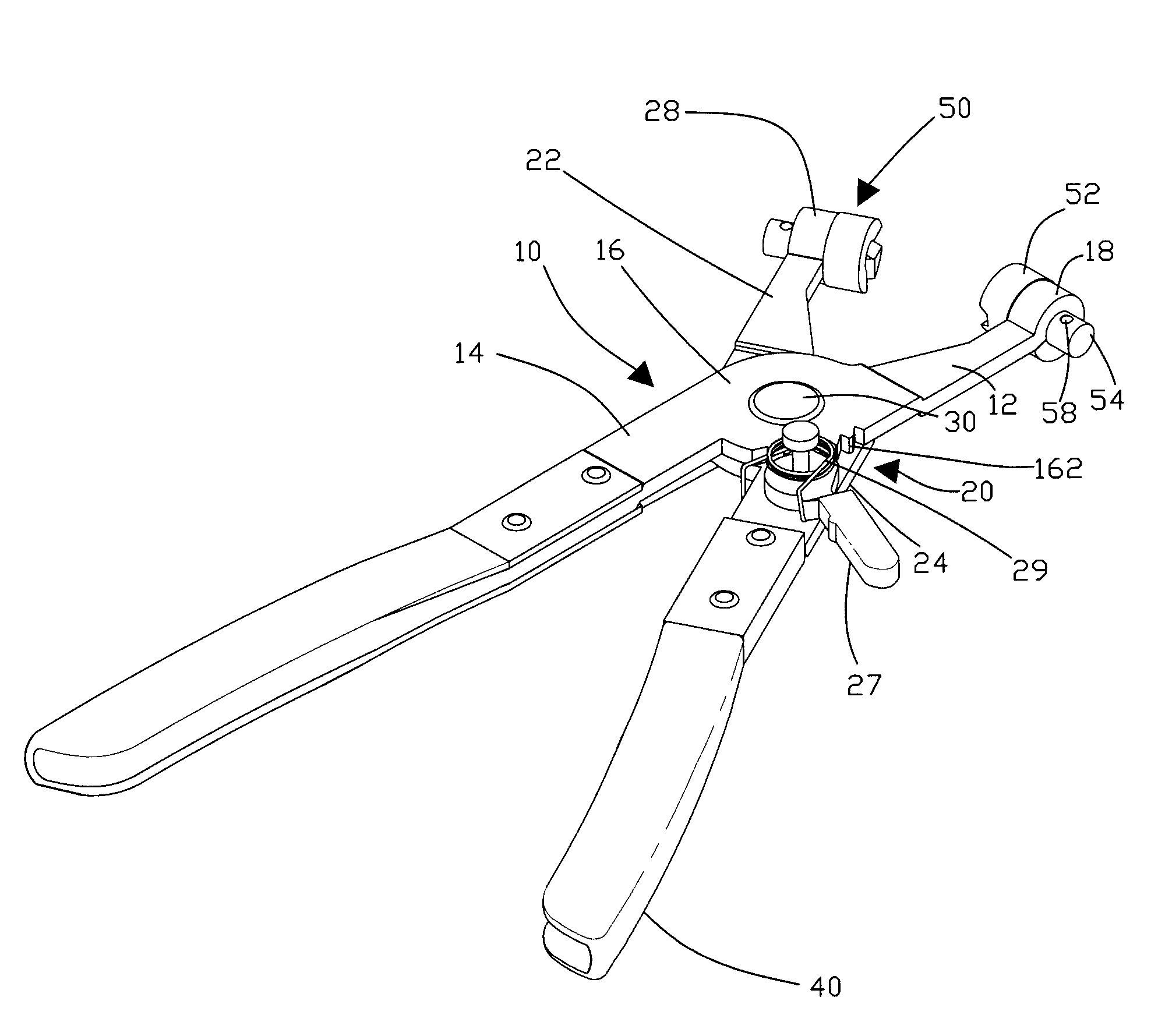 Hose clamp pliers