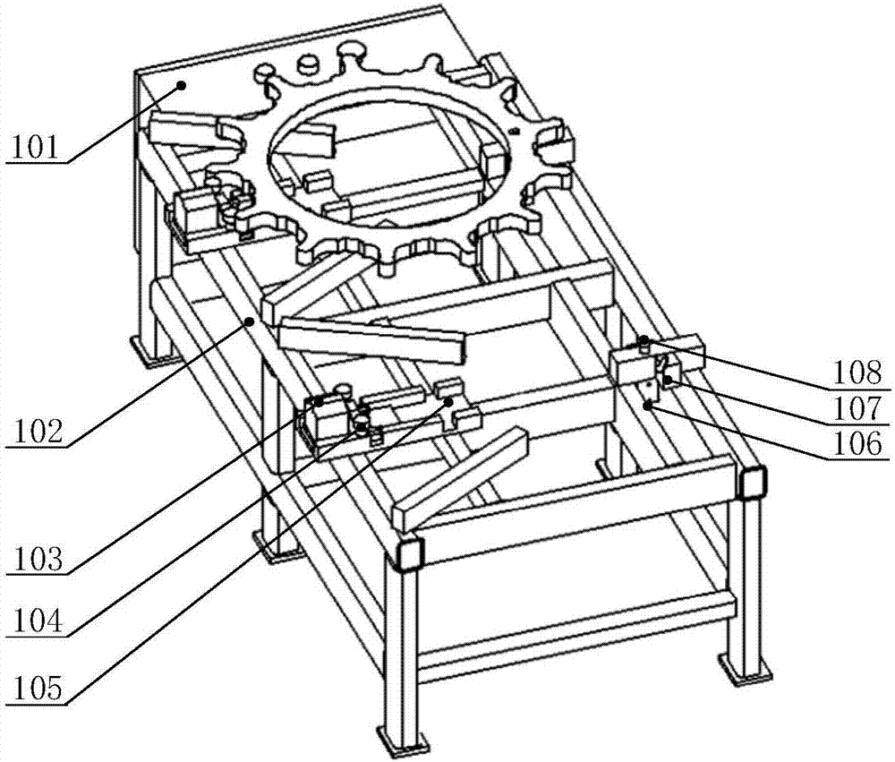 Robot automatic surfacing and visual inspection system of track gear discs