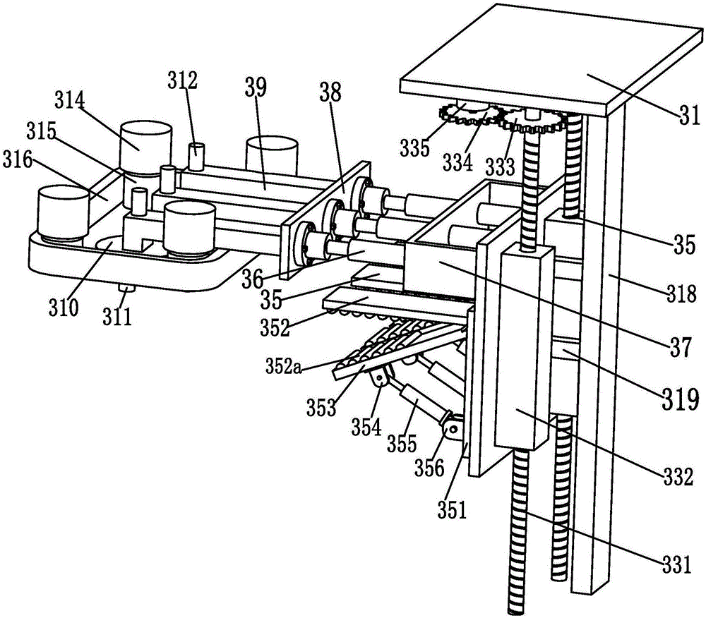 Distribution-box partition plate clamping and supporting device